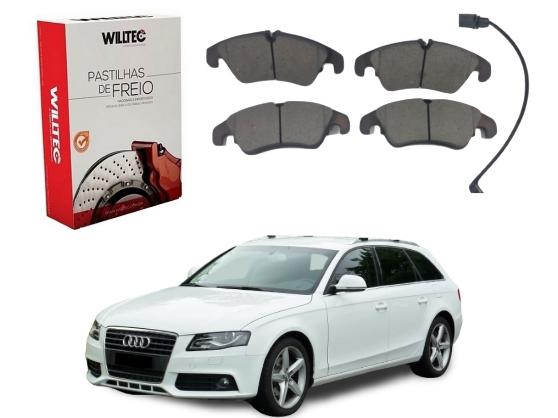  PASTILHA FREIO DIANTEIRA WILLTEC AUDI A4 AVANT 1.8 2.0 2008 A 2015