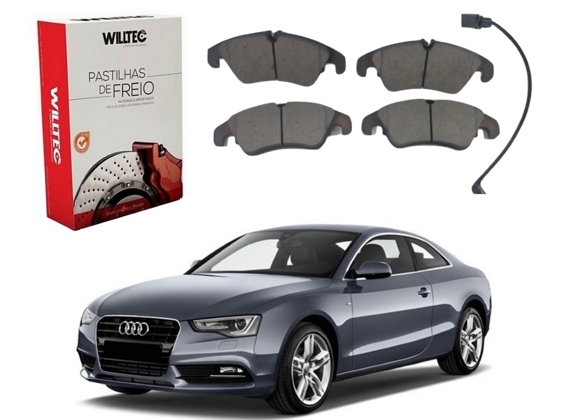  PASTILHA FREIO DIANTEIRA WILLTEC AUDI A5 1.8 2.0 2008 A 2017