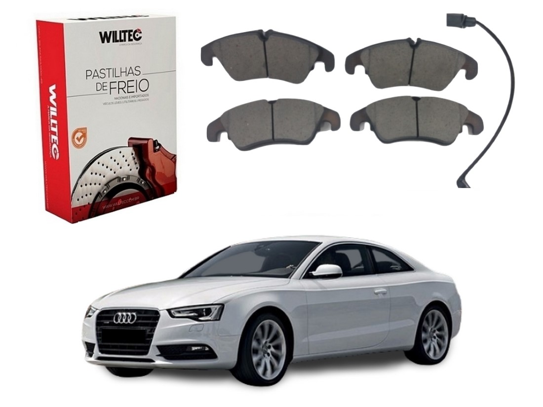  PASTILHA FREIO DIANTEIRA WILLTEC AUDI A5 SPORTBACK 3.0 3.2 2009 A 2017