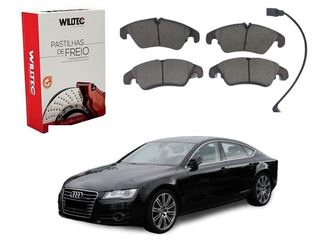  PASTILHA FREIO DIANTEIRA WILLTEC AUDI A7 SPORTBACK 2.8 2011 A 2015