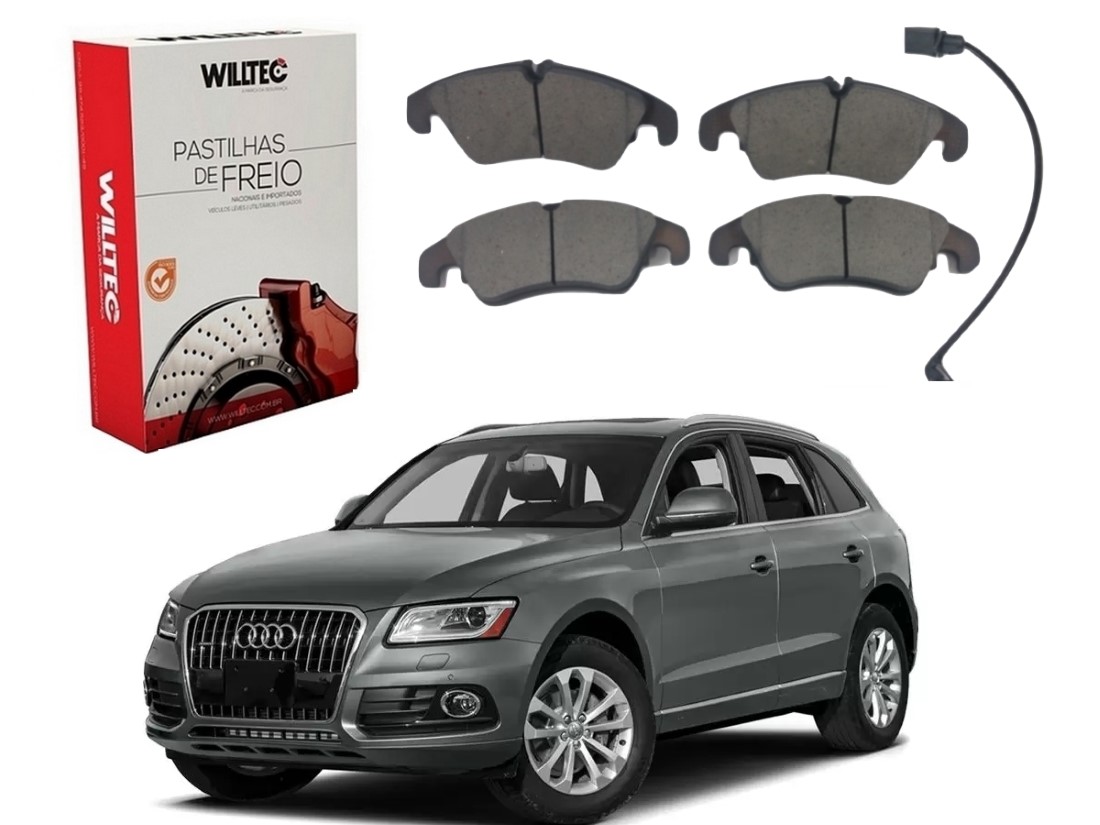  PASTILHA FREIO DIANTEIRA WILLTEC AUDI Q5 2.0 3.0 3.2 2008 A 2012