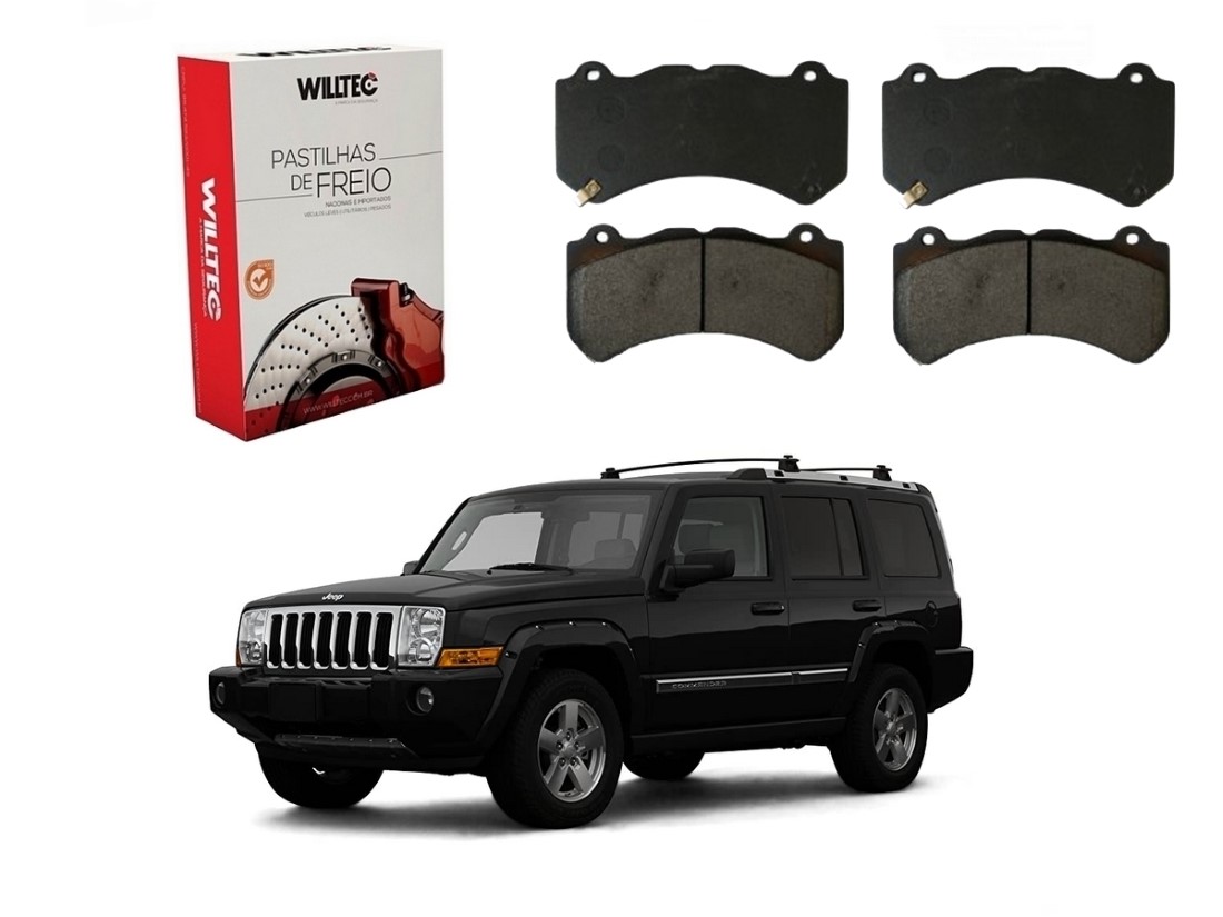  PASTILHA FREIO DIANTEIRA WILLTEC JEEP COMMANDER LIMITED 5.7 2007 A 2010