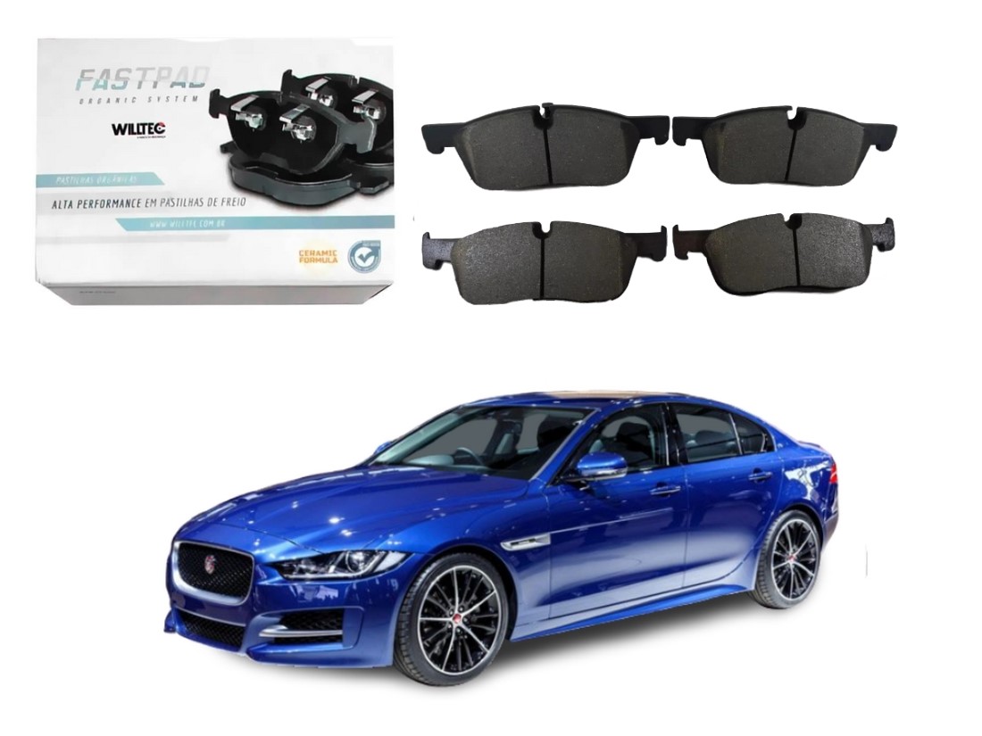  PASTILHA FREIO DIANTEIRA CERAMICA WILLTEC JAGUAR XE 2.0 3.0 2016 A 2019