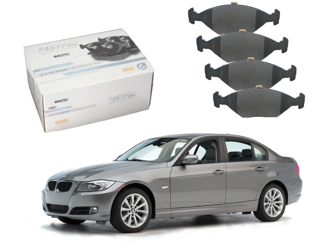  PASTILHA FREIO DIANTEIRA CERAMICA WILLTEC BMW 320 2.0 2011 A 2015