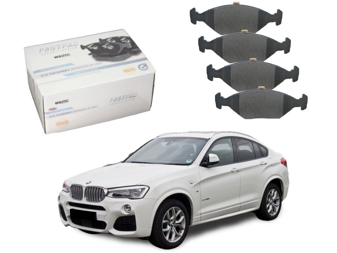  PASTILHA FREIO DIANTEIRA CERAMICA WILLTEC BMW X4 XDRIVE 2.0 2014 A 2015