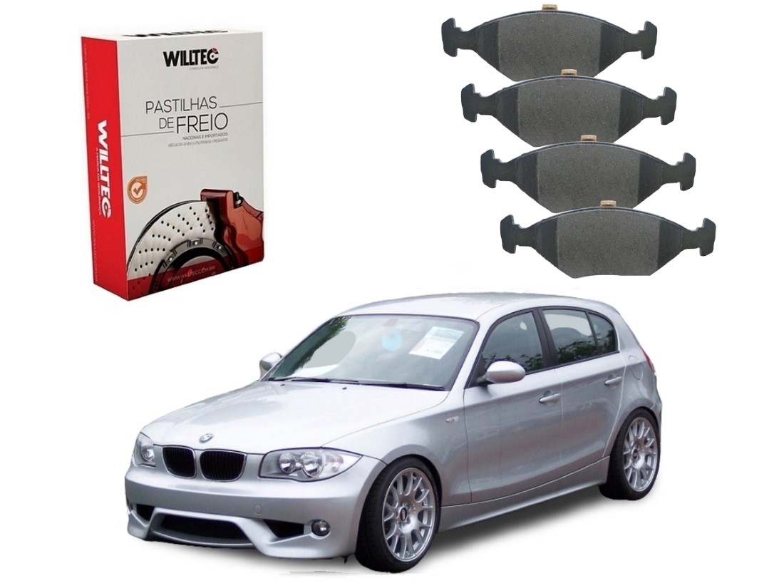  PASTILHA FREIO DIANTEIRA WILLTEC BMW 125 2.0 2011 A 2015