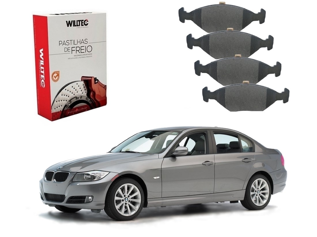  PASTILHA FREIO DIANTEIRA WILLTEC BMW 320 2.0 2011 A 2015