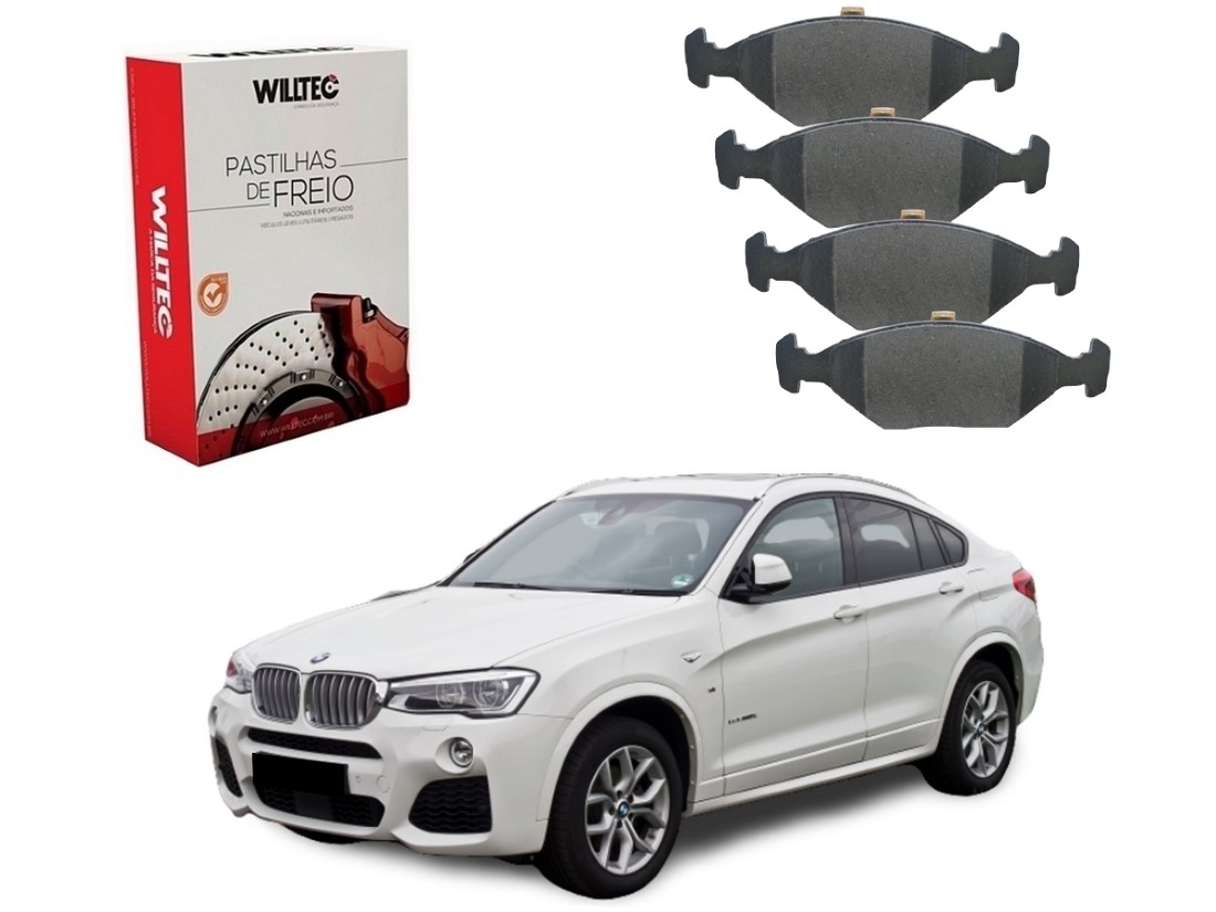  PASTILHA FREIO DIANTEIRA WILLTEC BMW X4 XDRIVE 2.0 2014 A 2015