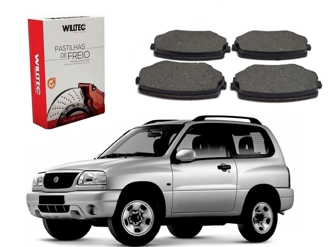  PASTILHA FREIO DIANTEIRA WILLTEC SUZUKI GRAND VITARA 2.0 2.5 1998 A 2005