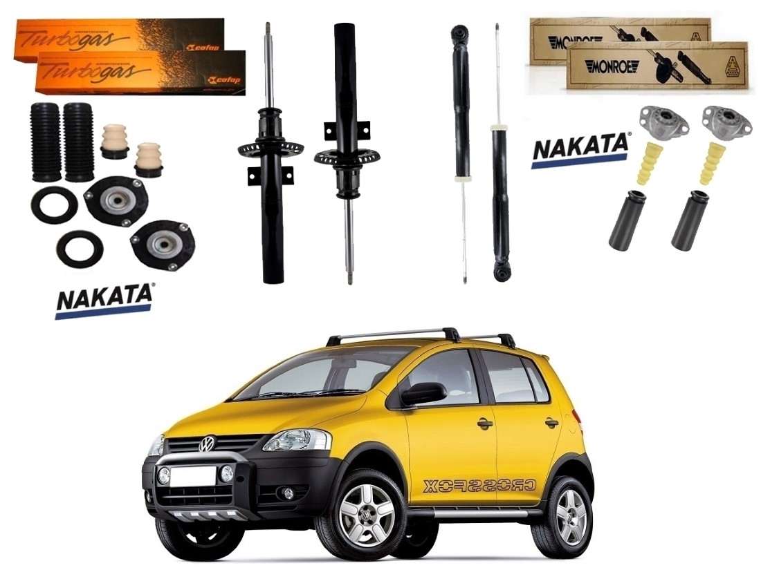  KIT AMORTECEDOR DIANTEIRO COFAP VOLKSWAGEN CROSSFOX 1.6 2005 A 2009