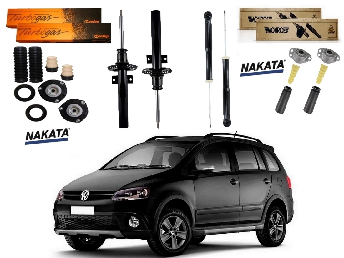  KIT AMORTECEDOR DIANTEIRO COFAP VOLKSWAGEN SPACECROSS 1.6 2012 A 2014