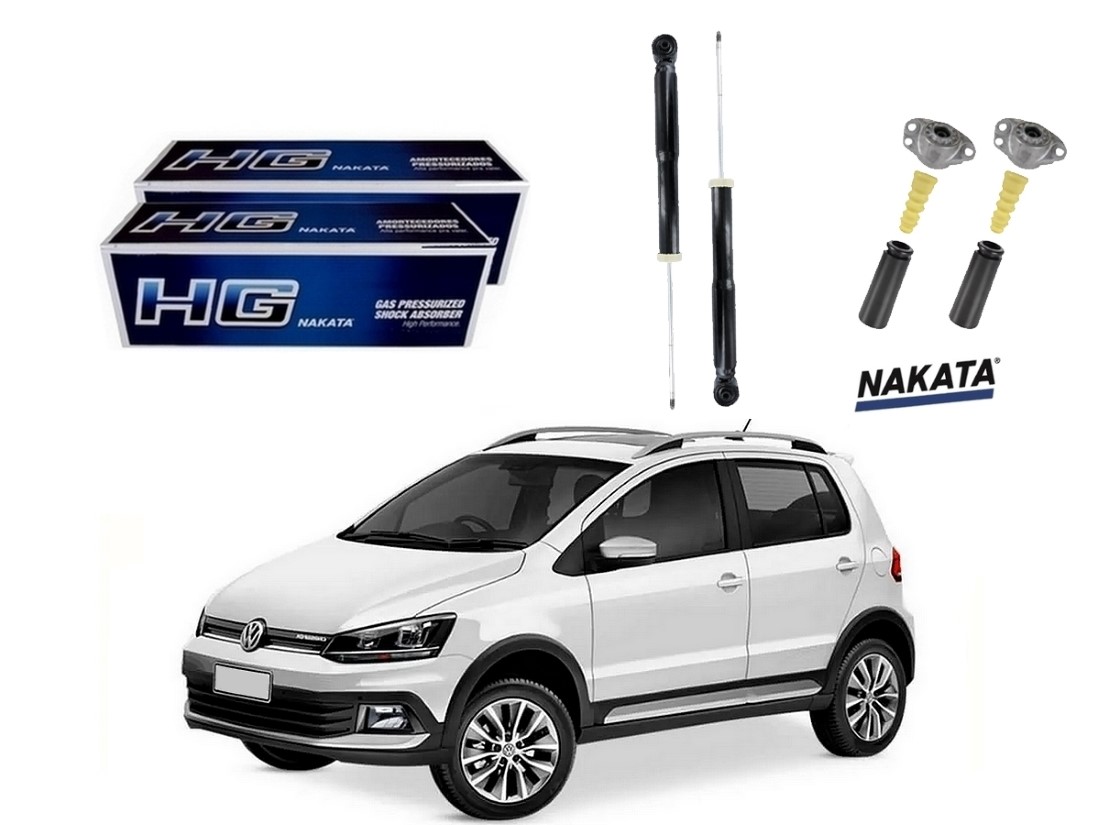  KIT AMORTECEDOR TRASEIRO NAKATA VOLKSWAGEN CROSSFOX 1.6 2015 A 2020