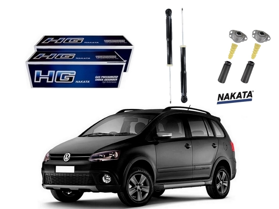  KIT AMORTECEDOR TRASEIRO NAKATA VOLKSWAGEN SPACECROSS 1.6 2012 A 2014