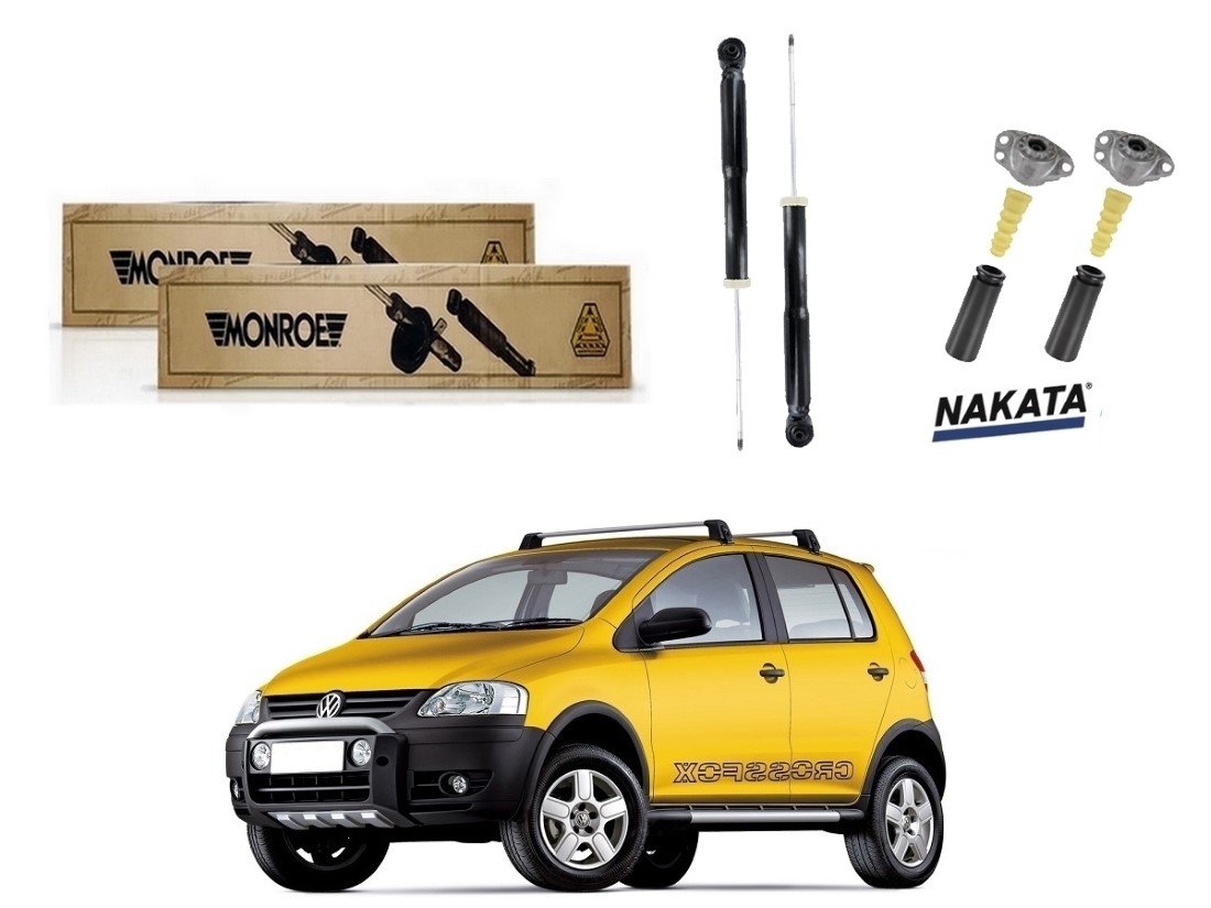  KIT AMORTECEDOR TRASEIRO MONROE VOLKSWAGEN CROSSFOX 1.6 2005 A 2009