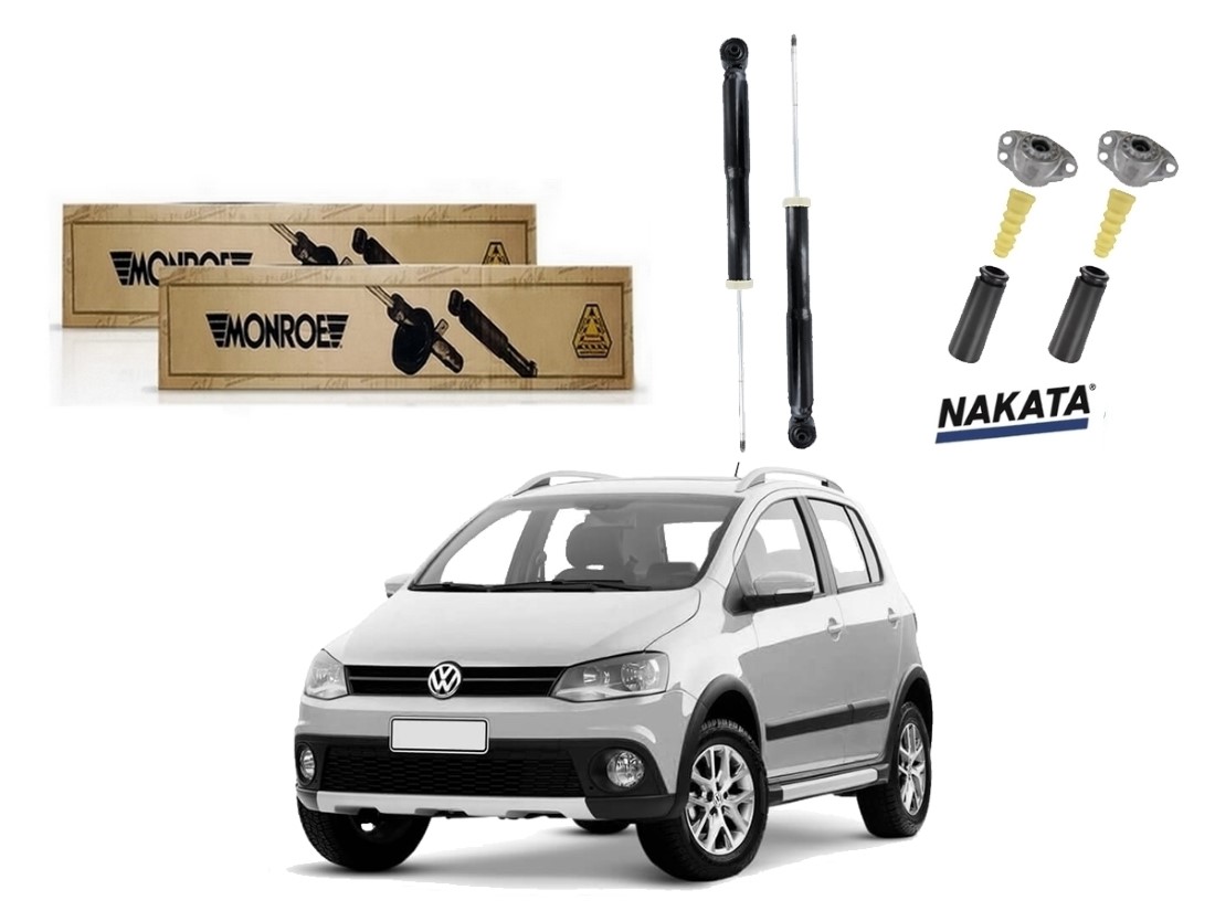  KIT AMORTECEDOR TRASEIRO MONROE VOLKSWAGEN CROSSFOX 1.6 2010 A 2014