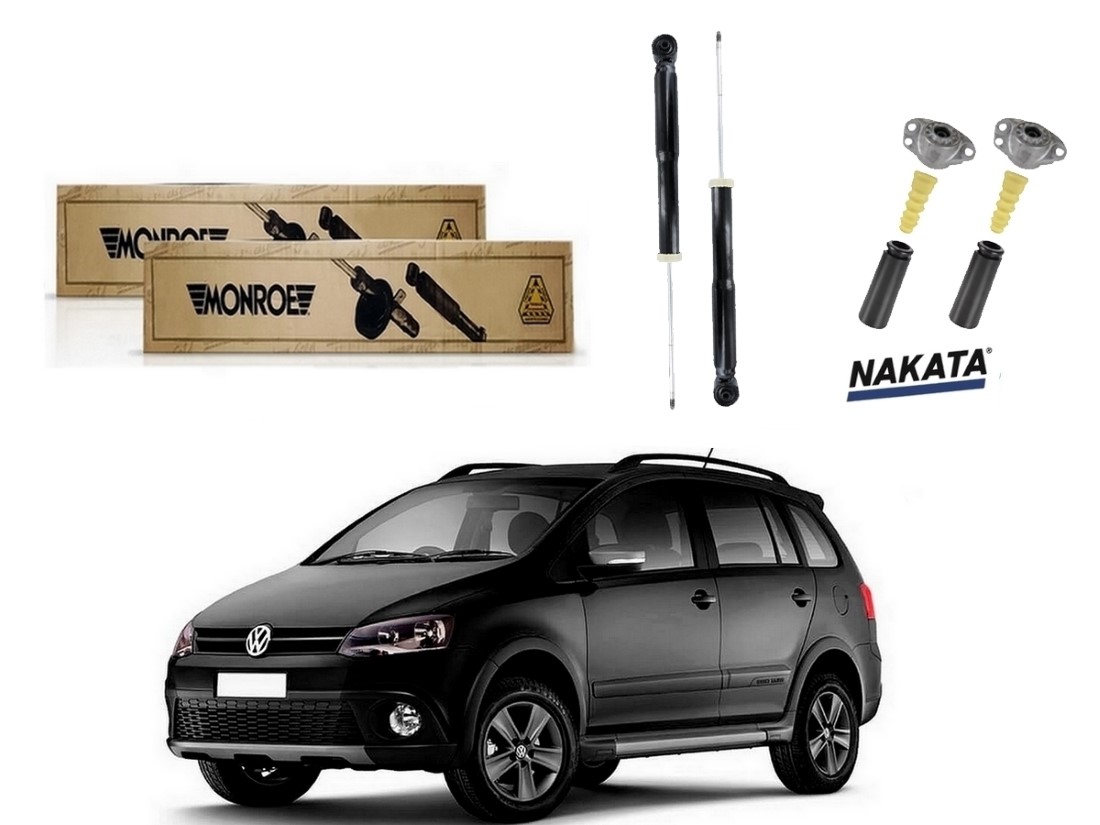  KIT AMORTECEDOR TRASEIRO MONROE VOLKSWAGEN SPACECROSS 1.6 2012 A 2014