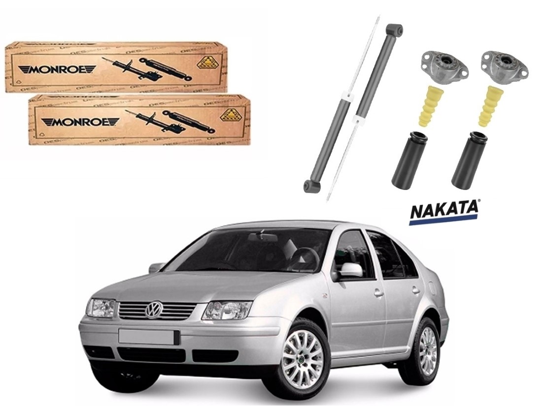  KIT AMORTECEDOR TRASEIRO MONROE VOLKSWAGEN BORA 2.0 2000 A 2007