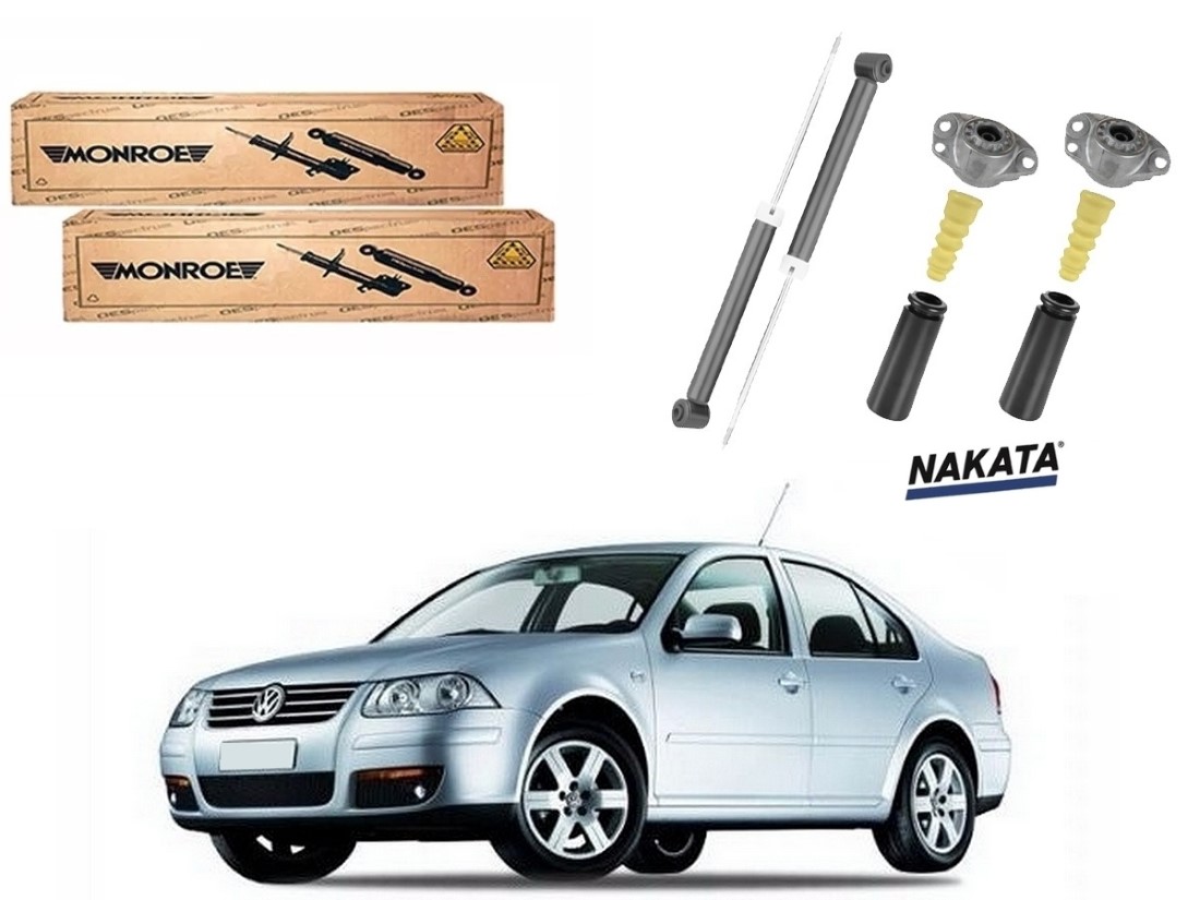  KIT AMORTECEDOR TRASEIRO MONROE VOLKSWAGEN BORA 2.0 2008 A 2011