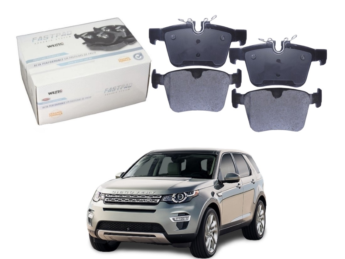  PASTILHA FREIO TRASEIRA CERAMICA WILLTEC LAND ROVER DISCOVERY SPORT 2.0 2.2 2014 A 2019