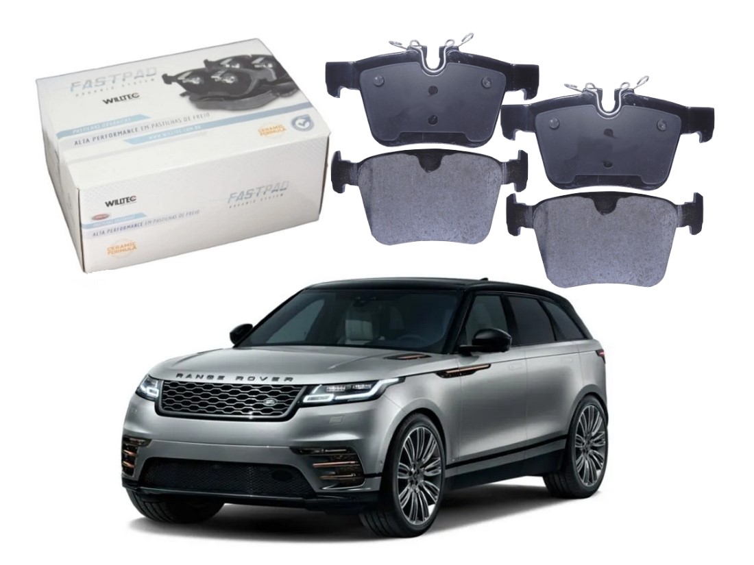  PASTILHA FREIO TRASEIRA CERAMICA WILLTEC LAND ROVER VELAR 2.0 3.0 2017 A 2019