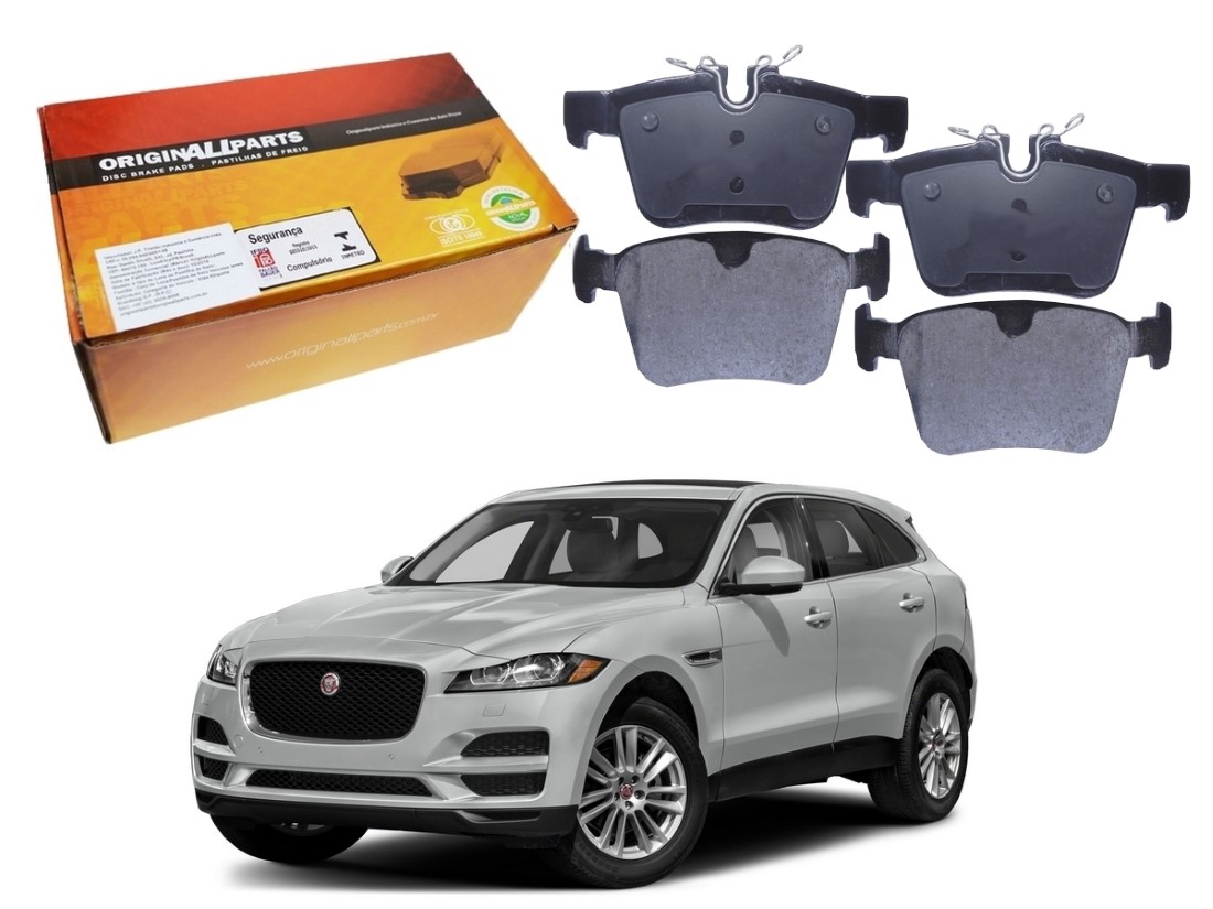  PASTILHA FREIO TRASEIRA ORIGINALL PARTS JAGUAR F-PACE 3.0 2015 A 2019