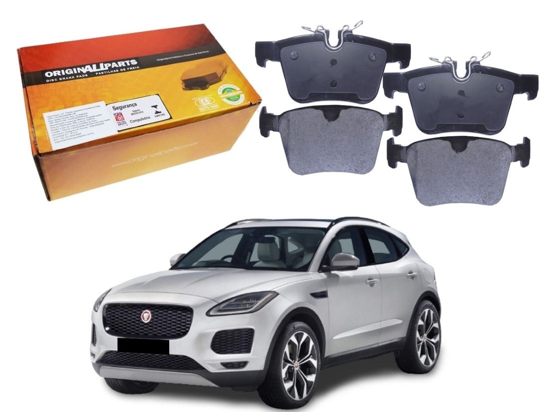  PASTILHA FREIO TRASEIRA ORIGINALL PARTS JAGUAR F-PACE 2.0 2017 A 2019