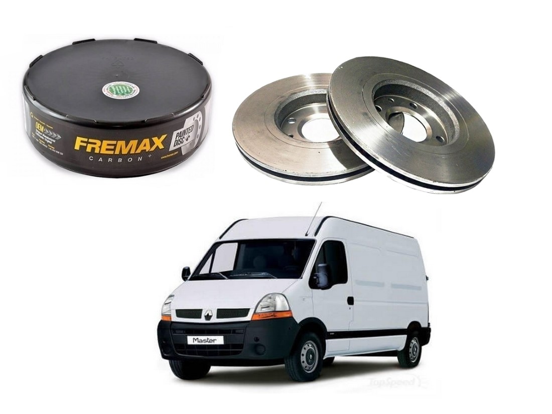  DISCO FREIO DIANTEIRO FREMAX RENAULT MASTER 2.5 2004 A 2012