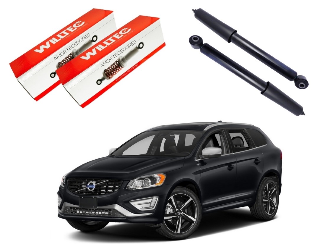  PAR AMORTECEDOR TRASEIRO WILLTEC VOLVO XC60 2.0 3.0 2014 A 2016