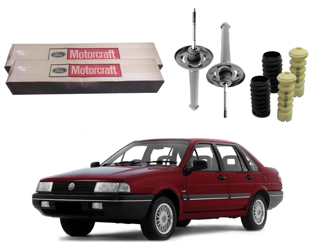  KIT AMORTECEDOR TRASEIRO ORIGINAL VOLKSWAGEN SANTANA 1.8 2.0 1991 A 1996