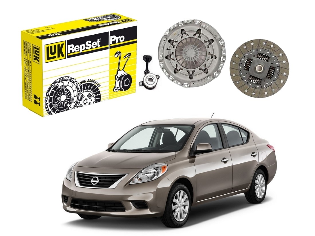  KIT EMBREAGEM LUK NISSAN VERSA 1.6 2009 A 2014