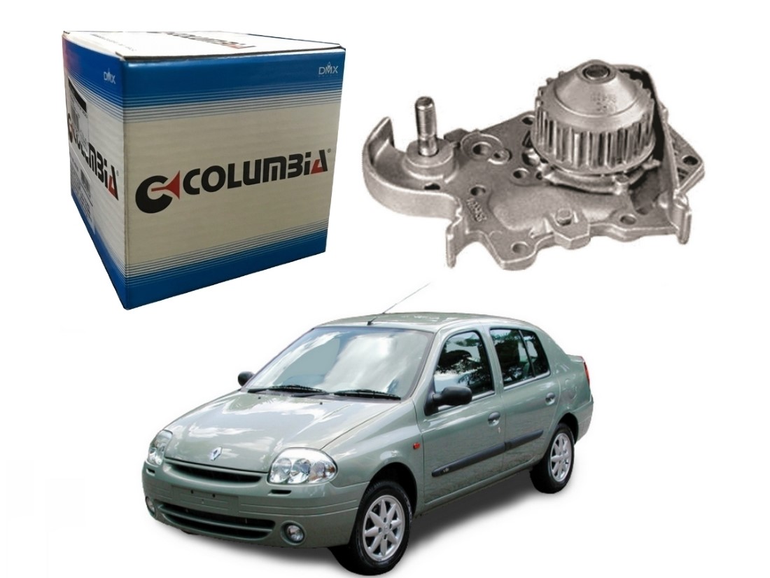  BOMBA DAGUA COLUMBIA RENAULT CLIO SEDAN 1.6 8V 1996 A 2000