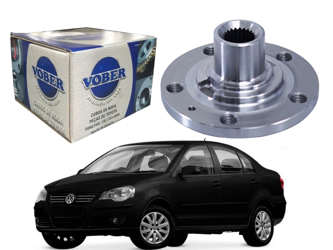  CUBO DE RODA DIANTEIRO VOBER VOLKSWAGEN POLO SEDAN 1.6 2.0 2007 A 2011