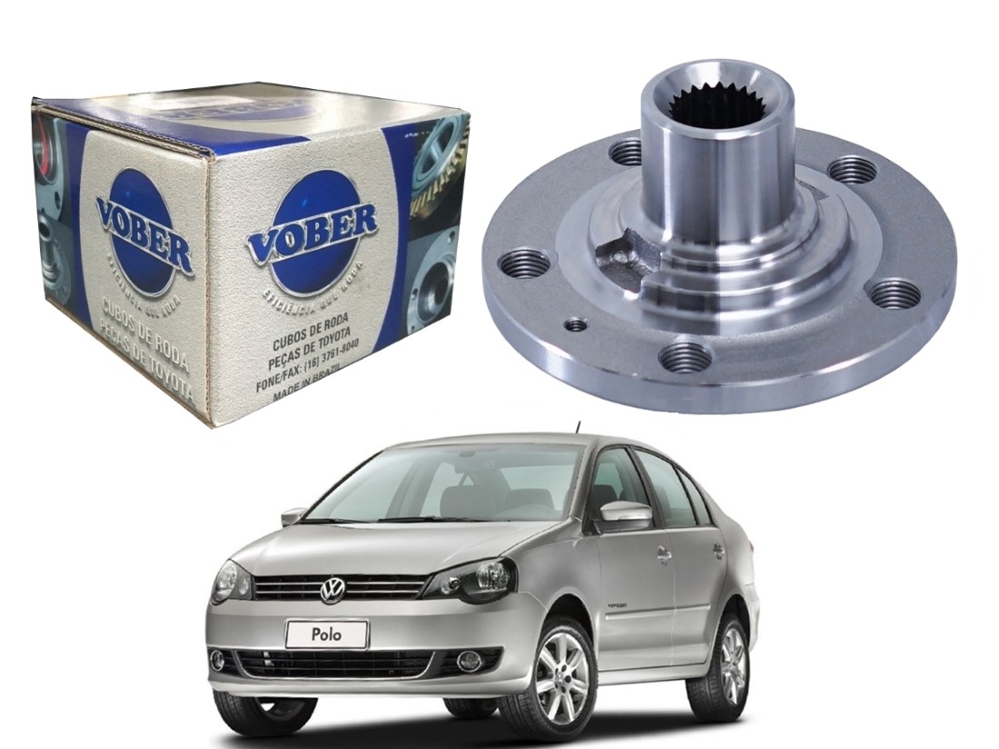  CUBO DE RODA DIANTEIRO VOBER VOLKSWAGEN POLO SEDAN 1.6 2.0 2012 A 2015