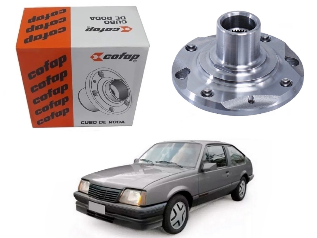  CUBO DE RODA DIANTEIRO COFAP CHEVROLET MONZA 1.6 1982 A 1986