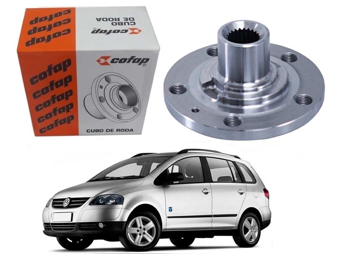  CUBO DE RODA DIANTEIRO COFAP VOLKSWAGEN SPACEFOX 1.6 2006 A 2009