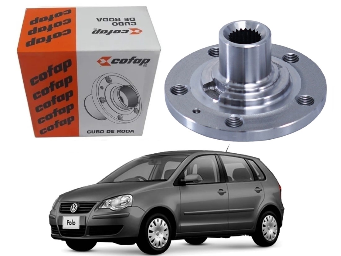  CUBO DE RODA DIANTEIRO COFAP VOLKSWAGEN POLO 1.6 2.0 2007 A 2011