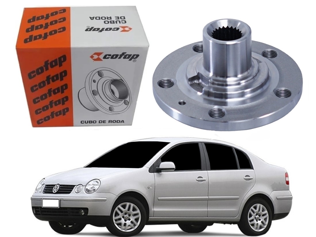  CUBO DE RODA DIANTEIRO COFAP VOLKSWAGEN POLO SEDAN 1.6 2.0 2003 A 2006