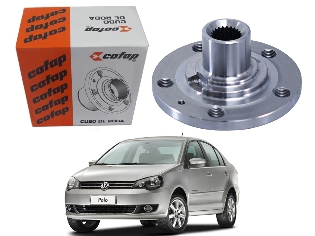  CUBO DE RODA DIANTEIRO COFAP VOLKSWAGEN POLO SEDAN 1.6 2.0 2012 A 2015