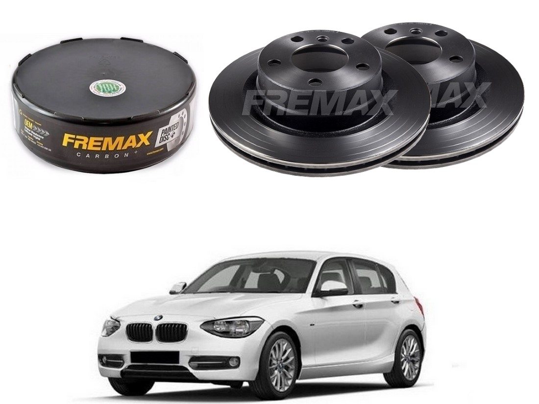  DISCO FREIO TRASEIRO FREMAX BMW 118I 1.6 2.0 2010 A 2014