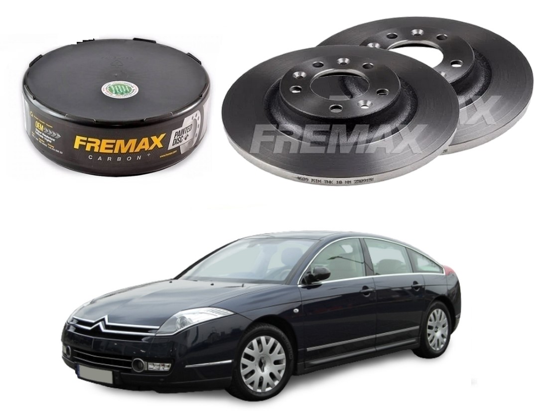  DISCO FREIO TRASEIRO FREMAX CITROËN C6 3.0 2006 A 2008