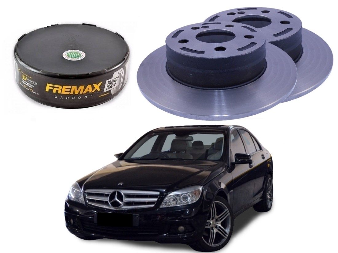  DISCO FREIO TRASEIRO FREMAX MERCEDES-BENZ C180 1.6 KOMPRESSOR 2010 A 2011