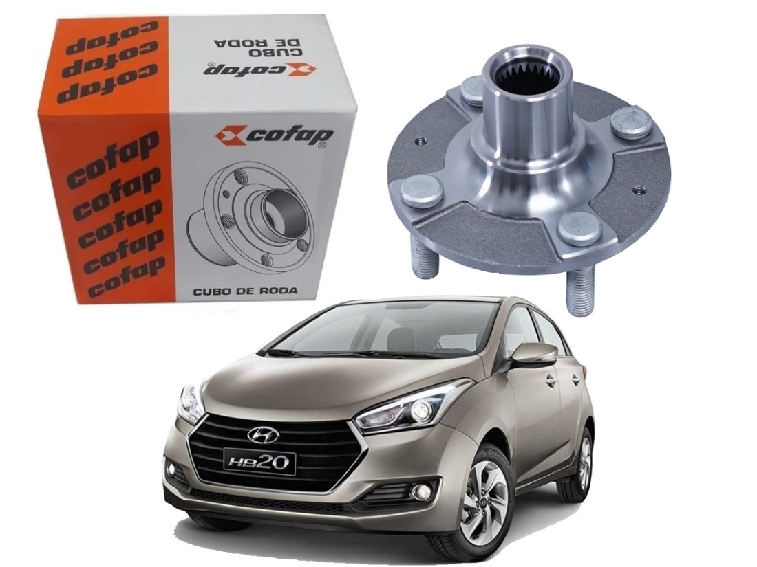  CUBO DE RODA DIANTEIRO COFAP HYUNDAI HB20 1.0 1.6 2016 A 2019