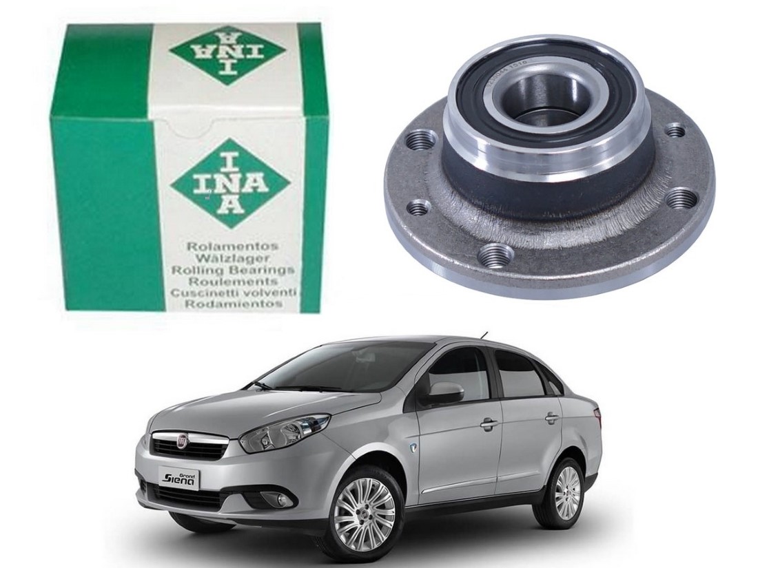  CUBO DE RODA TRASEIRO INA FIAT GRAND SIENA 1.4 SEM ABS 1.6 SEM ABS 2012 A 2015