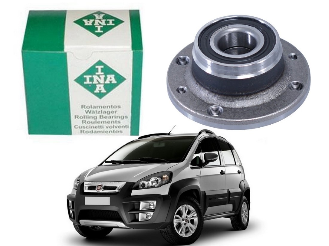  CUBO DE RODA TRASEIRO INA FIAT IDEA ADVENTURE 1.8 SEM ABS 2011 A 2015