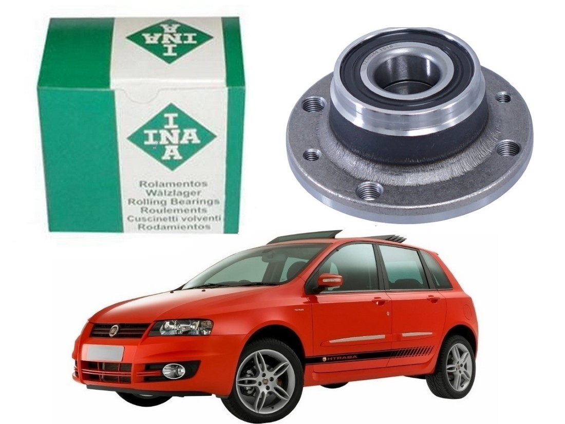  CUBO DE RODA TRASEIRO INA FIAT STILO ABARTH 2.4 SEM ABS 2002 A 2004