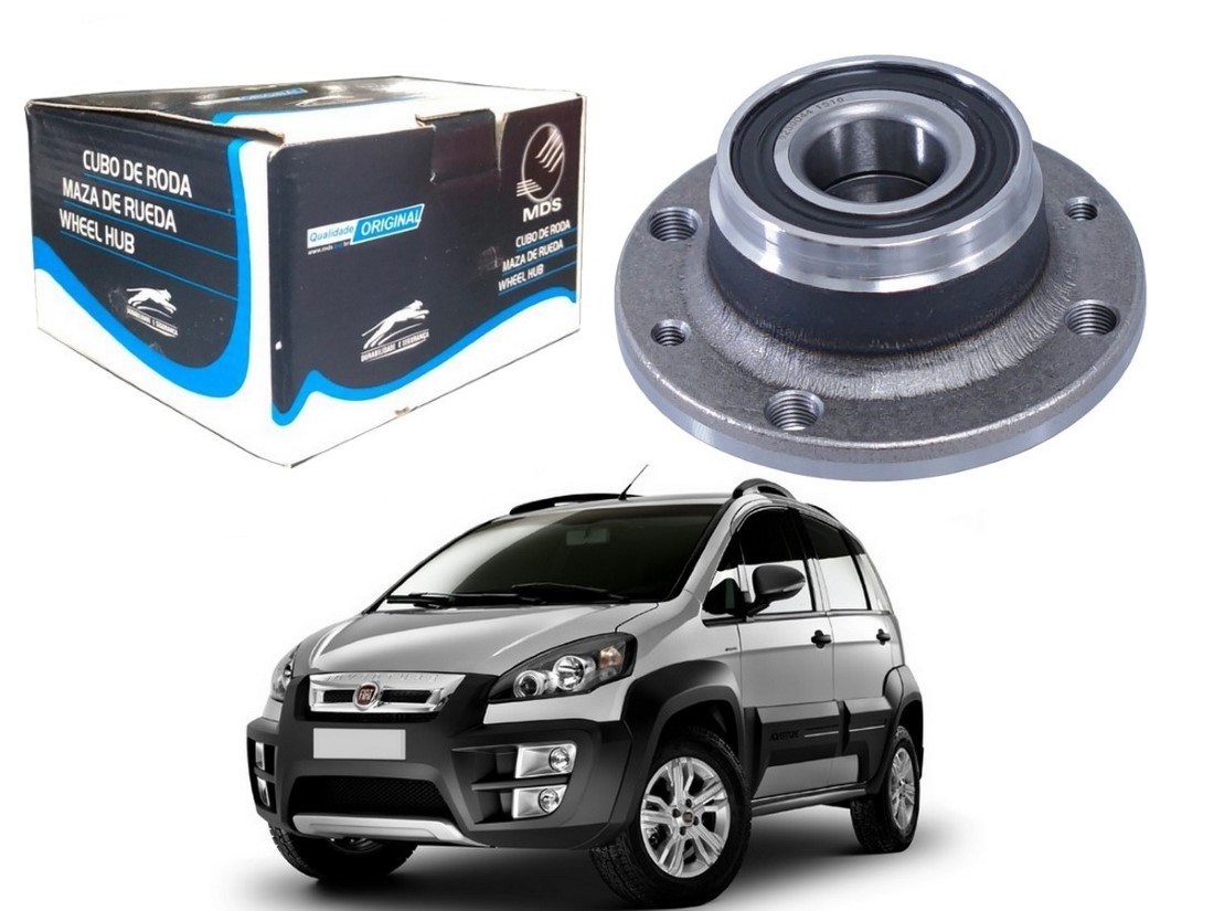  CUBO DE RODA TRASEIRO MDS FIAT IDEA ADVENTURE 1.8 SEM ABS 2011 A 2015