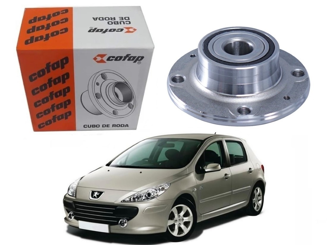  CUBO DE RODA TRASEIRO COFAP PEUGEOT 307 2.0 2006 A 2012