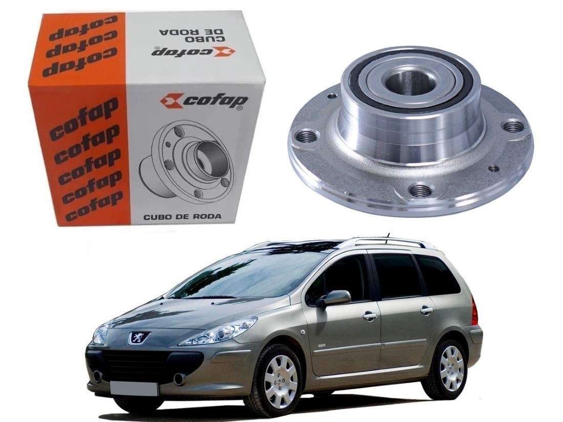  CUBO DE RODA TRASEIRO COFAP PEUGEOT 307 SW 2.0 2003 A 2008