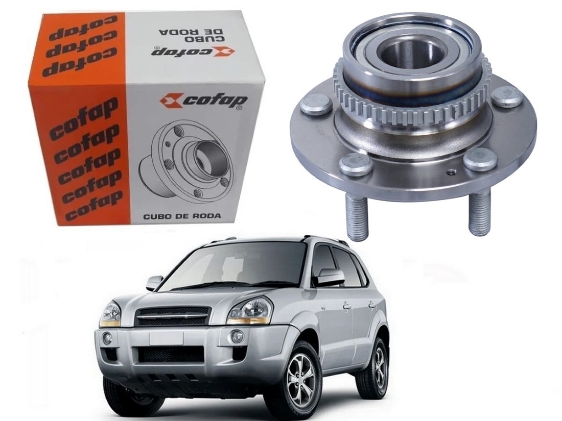  CUBO DE RODA TRASEIRO COFAP HYUNDAI TUCSON 2.0 2005 A 2015