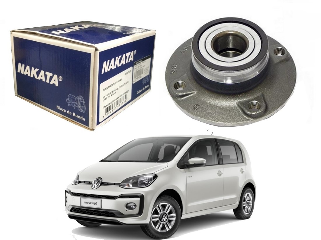  CUBO DE RODA TRASEIRO NAKATA VOLKSWAGEN UP 1.0 2014 A 2018